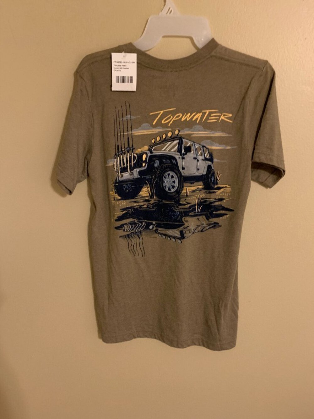 TOPWATER TEE SHIRT SIZE-SMALL   NWT